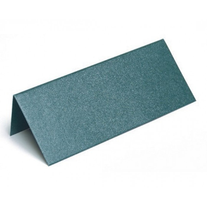 Bordkort- Metallic Mørkegrøn